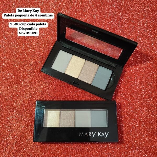 Paleta de Mary Kay (pequeña de 4 sombras) 2500 cup cada paleta.