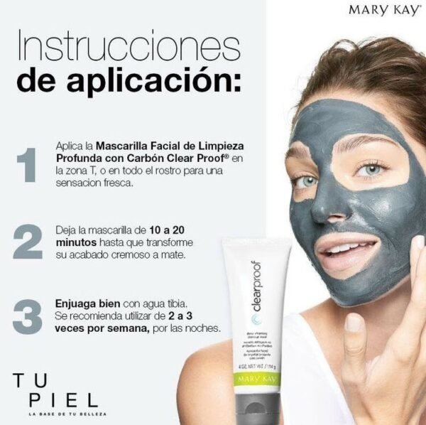 Mascarilla facial de limpieza profunda con carbón, de Mary Kay