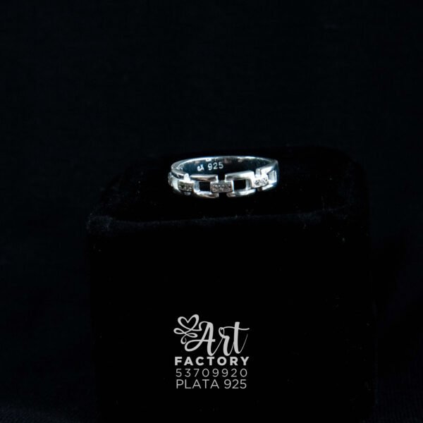 Anillo #051 Talla 6 Plata 925 (nn)