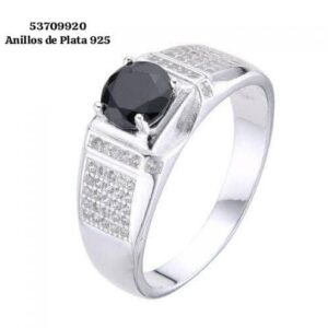 005 Anillo de circonias. (Plata 925)