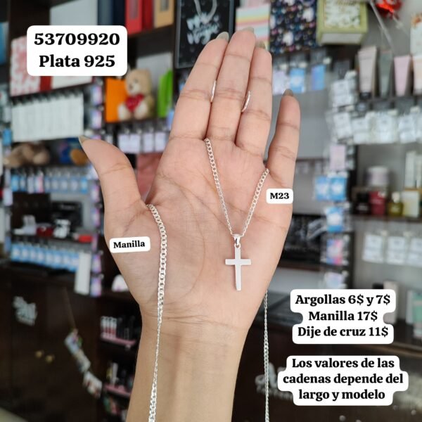 015 Conjunto. Debe ampliar la imagen para ver los valores. Plata 925
