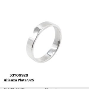 010 Alianza de 4mm. (Plata 925)