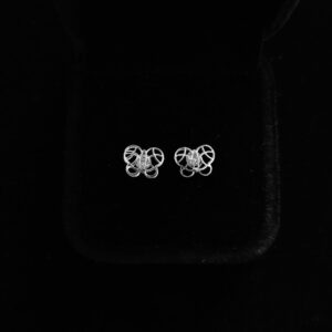 068 Aretes. Plata 925.
