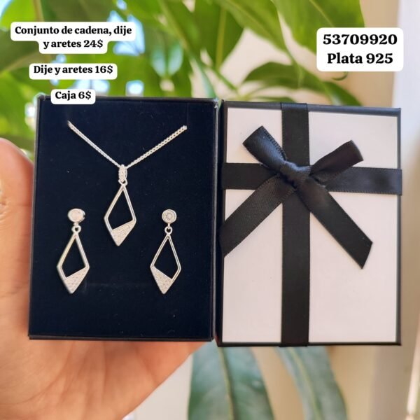 044 Conjunto. Los valores salen en la foto por separado. En USD o al cambio. Plata 925 - Imagen 3