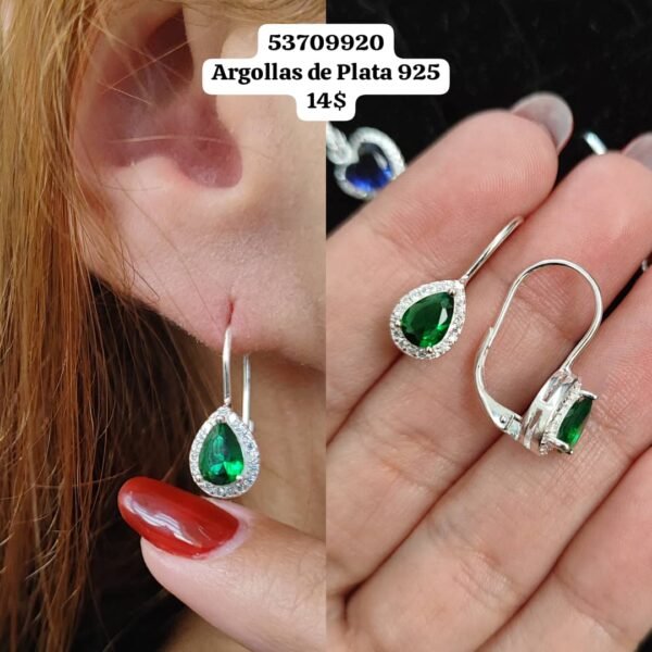 029 Argollas. Plata 925