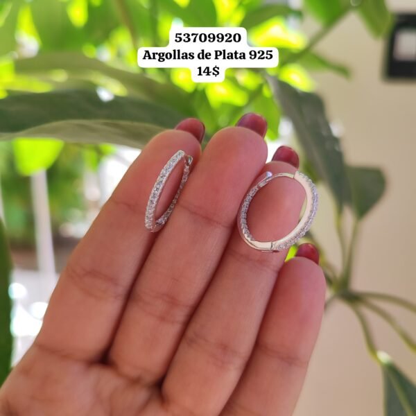 022 Argollas. Plata 925