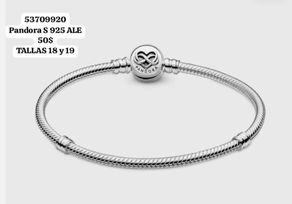 012 Pulsera Pandora S 925 ALE (Tallas 18 y 19)