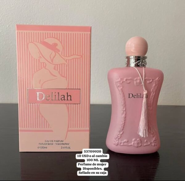 018 Perfume de mujer (Delilah) Disponible. 10 USD o al cambio.  Sellado en su caja 100 ml