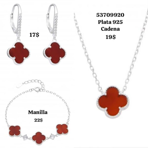 005 Conjunto Van Cleef. Ampliar la imagen para ver los valores por separado. USD o al cambio. Plata 925