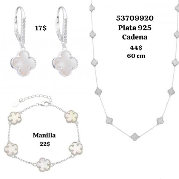 003 Conjunto Van Cleef. Ampliar la imagen para ver los valores por separado. USD o al cambio. Plata 925