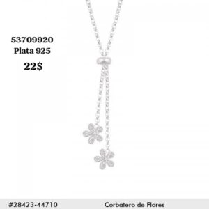 018 Corbateros ajustables. Plata 925
