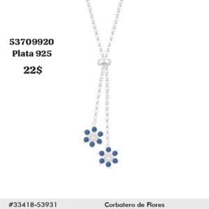 022 Corbateros ajustables. Plata 925