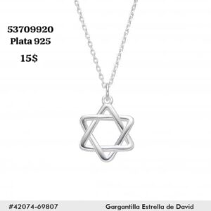 015 Cadena con dije. Plata 925