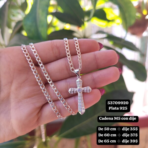 001 Dijes de cruz. Plata 925. En la foto inicial salen los valores de los dijes. - Imagen 13