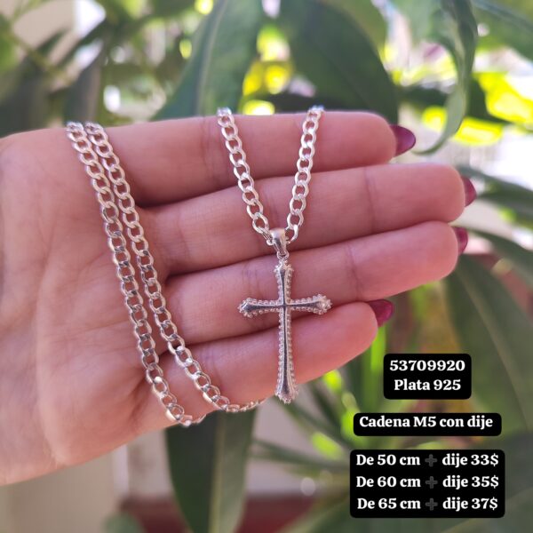 001 Dijes de cruz. Plata 925. En la foto inicial salen los valores de los dijes. - Imagen 12