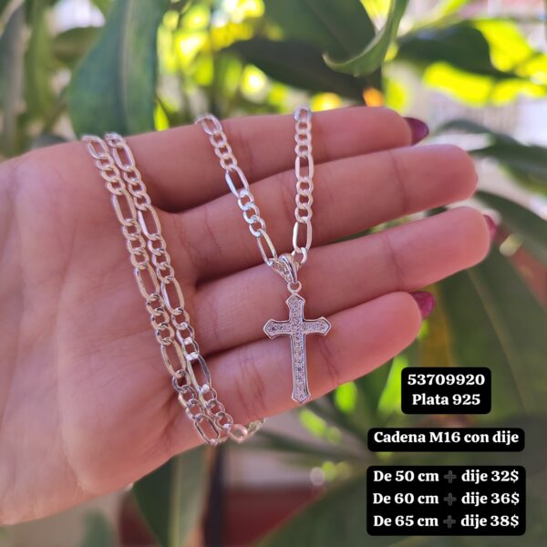 001 Dijes de cruz. Plata 925. En la foto inicial salen los valores de los dijes. - Imagen 6