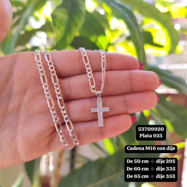 001 Dijes de cruz. Plata 925. En la foto inicial salen los valores de los dijes. - Imagen 5