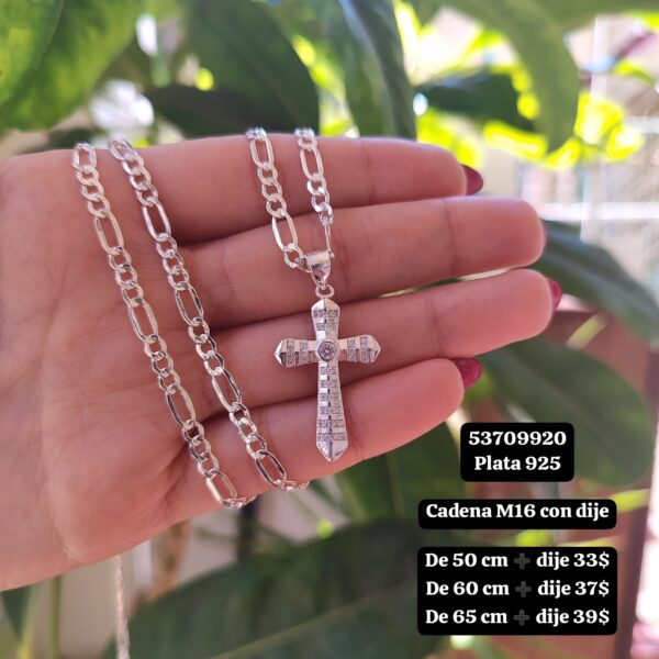 001 Dijes de cruz. Plata 925. En la foto inicial salen los valores de los dijes. - Imagen 4