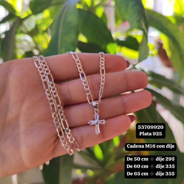 001 Dijes de cruz. Plata 925. En la foto inicial salen los valores de los dijes. - Imagen 3