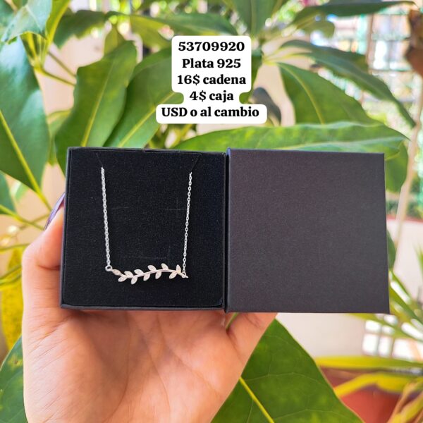 008 Cadena con dije. Plata 925. - Imagen 2