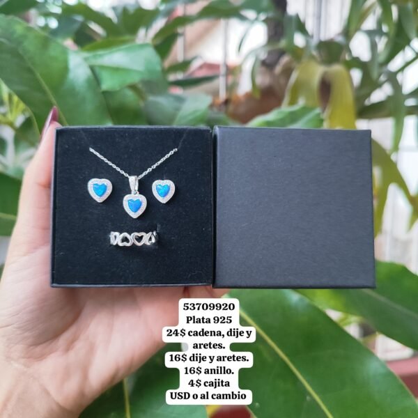 023 Conjunto. Plata 925 (Ampliar la imagen para ver los valores por separado.) - Imagen 2