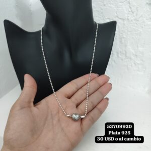 041 Cadena con dije de Plata 925