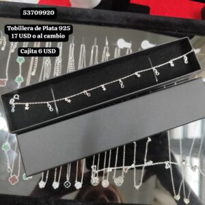 028 Tobillera de Plata 925