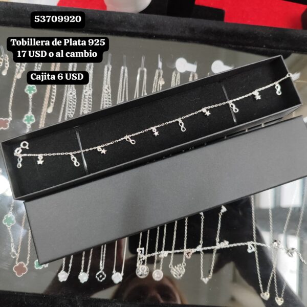 028 Tobillera de Plata 925