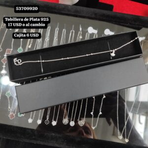 026 Tobillera de Plata 925