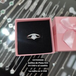029 Anillos de Plata 925 Talla 7
