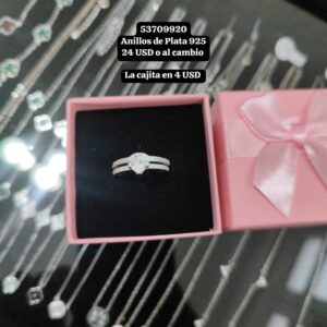 031 Anillos de Plata 925 Talla 6