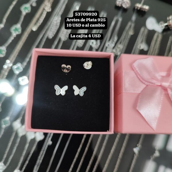 004 Aretes de Plata 925 (Pandora)