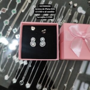 017 Aretes de Plata 925 (Pandora)