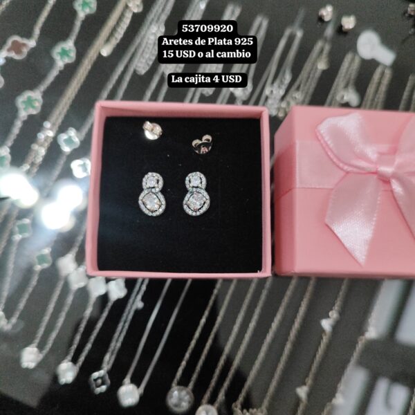 017 Aretes de Plata 925 (Pandora)