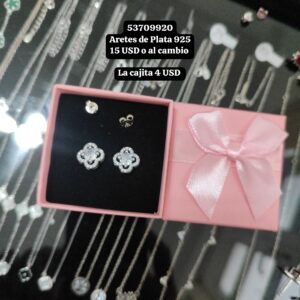 011 Aretes de Plata 925 (Pandora)