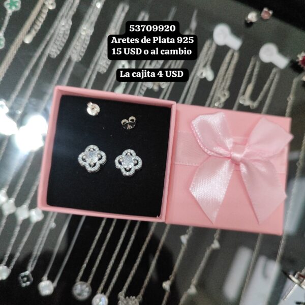 011 Aretes de Plata 925 (Pandora)