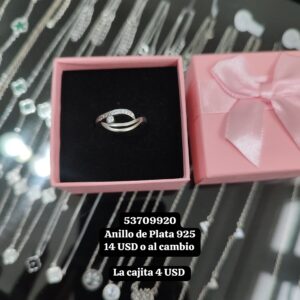 034 Anillo de Plata 925 Tallas 6 y 7
