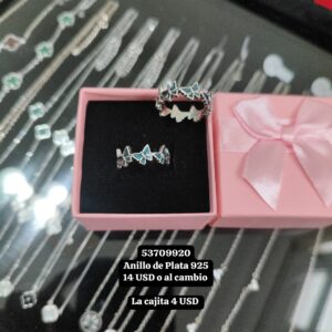 035 Anillo de Plata 925 Tallas 6 y 7