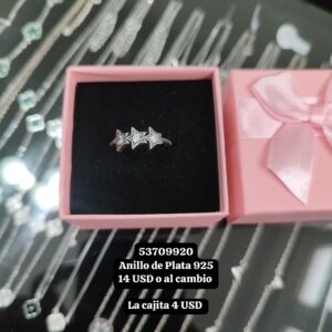 036 Anillo de Plata 925 Tallas 6 y 7