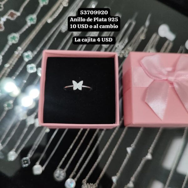 049 Anillo de Plata 925 Talla 7