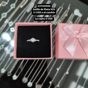 047 Anillo de Plata 925 Tallas 5, 6, 7, 8