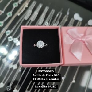 039 Anillo de Plata 925 Tallas 6, 7 y 8