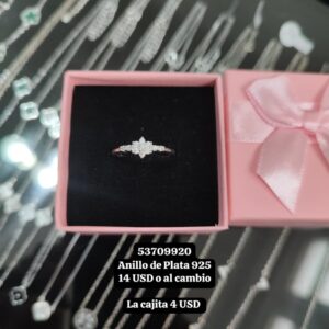 041 Anillo de Plata 925 Tallas 6, 7, 8, 9