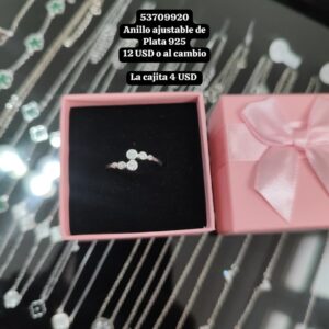 046 Anillo de Plata 925 Talla 7