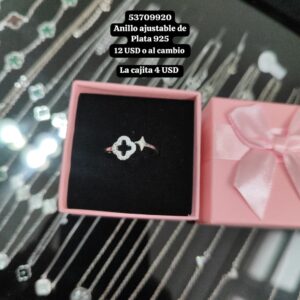 042 Anillo de Plata 925 Ajustable