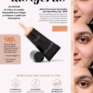 005 Corrector Iluminador para ojos de Mary Kay. Disponible