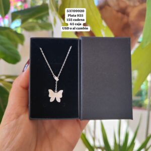 004 Cadena con dije. Plata 925