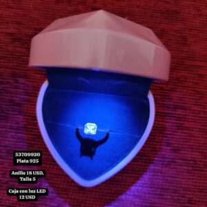 005 Anillo Boda Mujer. Talla 5 (Plata 925)