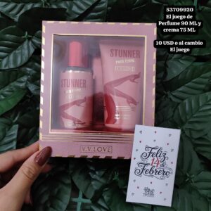 012 Perfume y crema para mujer de 90 ML y 75 ML