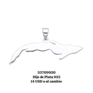 007 Dije de Cuba. Plata 925